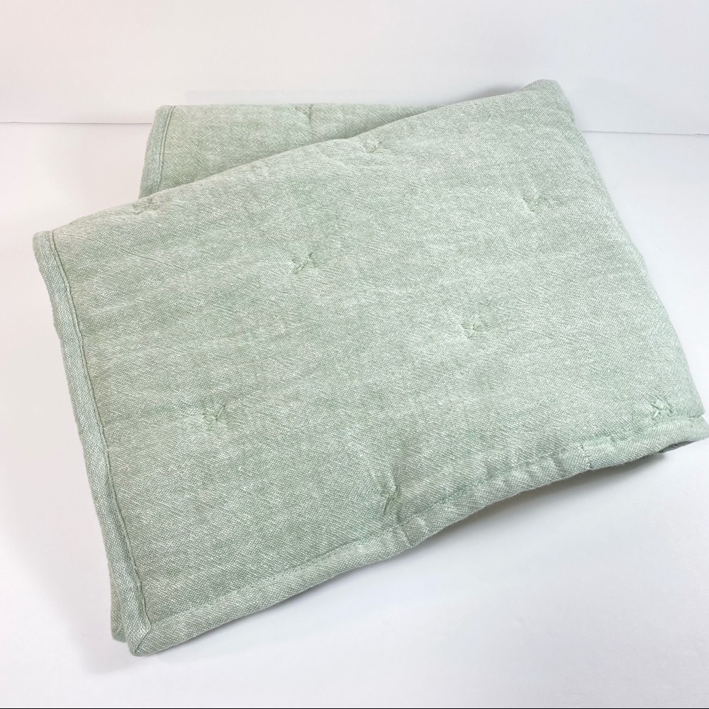 Threshold STANDARD Mint Green Chambray Pillow Sham